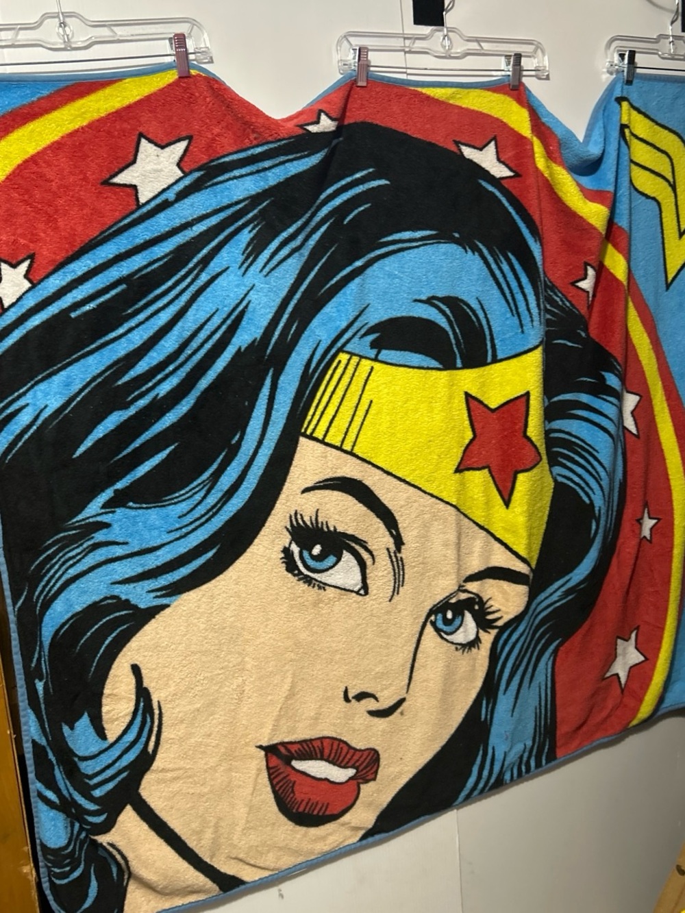 Wonder Woman Pop Art Throw - Bold Comic Print